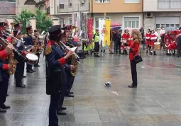 Il gonfalone di Busca lla Festa provinciale dei Donatori di sangue